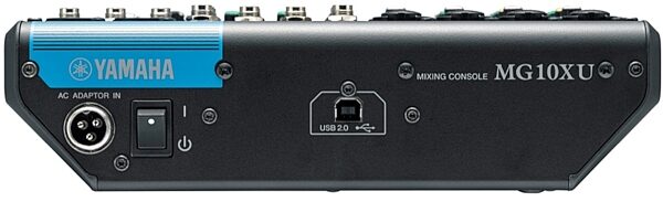 Yamaha MG10XU USB Stereo Mixer with Effects, New, Rear