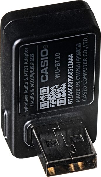 Casio WU-BT10 Wireless Bluetooth MIDI/Audio Adapter, New, Action Position Back