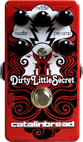 Catalinbread Dirty Little Secret Red Mod Overdrive Pedal, New, Action Position Back