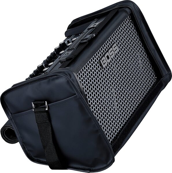 Boss Cube Street II Portable Guitar Amplifier, Black, Action Position Front