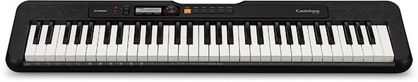 Casio CT-S200 Casiotone Portable Electronic Keyboard with USB, Black, USED, Warehouse Resealed, Action Position Back