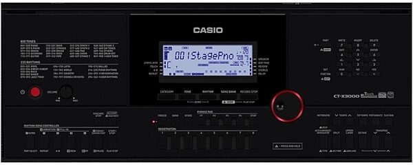 Casio CT-X3000 Portable Electronic Keyboard, 61-Key, New, Panel