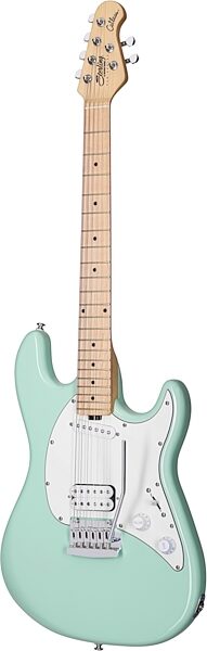 Sterling Cutlass CTSS30HS Electric Guitar, Mint Green, Angled Front