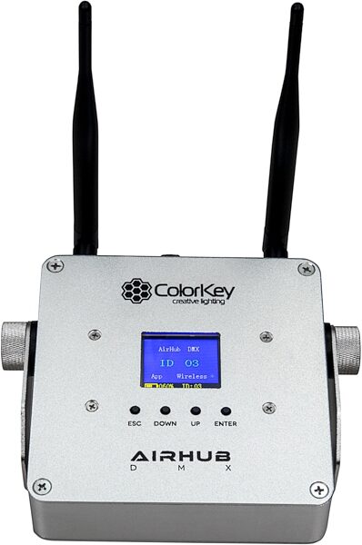 ColorKey AirHub DMX Lighting Controller, New, Action Position Back