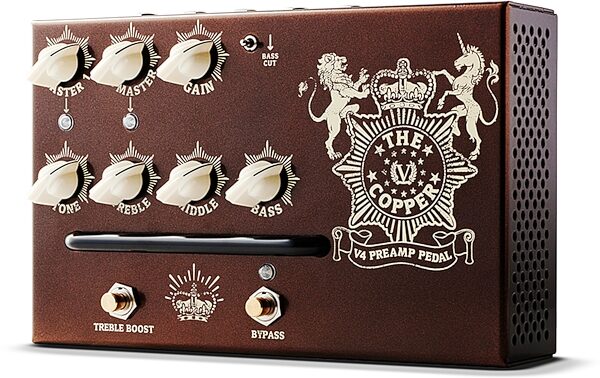 Victory V4 The Copper Preamp Pedal, New, Action Position Back