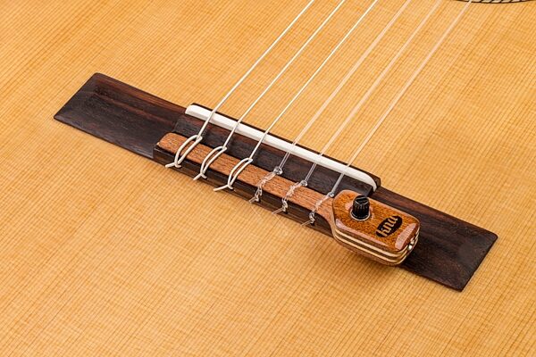 KNA NG-2 Portable Piezo Pickup for Nylon-String Guitar, New, Action Position Back