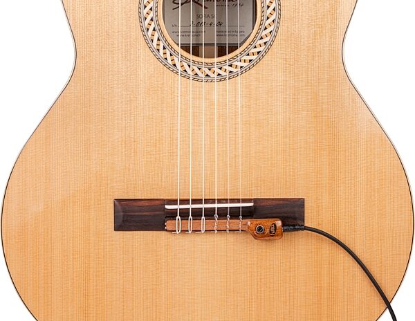 KNA NG-2 Portable Piezo Pickup for Nylon-String Guitar, New, Action Position Back