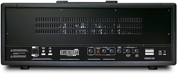 Fryette Deliverance D120 Series II Guitar Amplifier Head (120 Watts), New, Detail Back