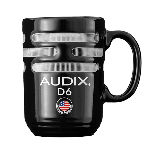 Audix D6 Kick Drum Microphone Coffee Mug, Black, Main