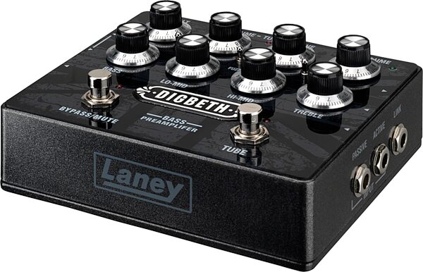 Laney Digbeth DP-PRE Hybrid Bass Preamp Pedal, New, Action Position Back