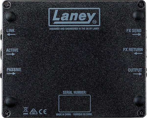 Laney Digbeth DP-PRE Hybrid Bass Preamp Pedal, New, Action Position Back