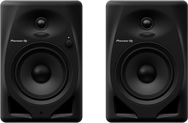 Pioneer DJ DM-50D Desktop Monitor Speakers, Black, Pair, Action Position Back