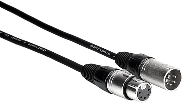 Hosa DMX512 Cable, XLR5-M to XLR5-F, 4-Conductor, 3', DMX-503, Main