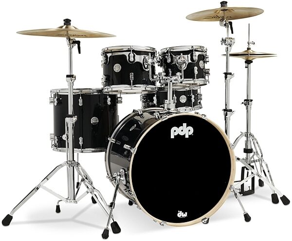 Pacific Drums Concept Maple Drum Shell Kit, 5-Piece, Meteor Dust, Main