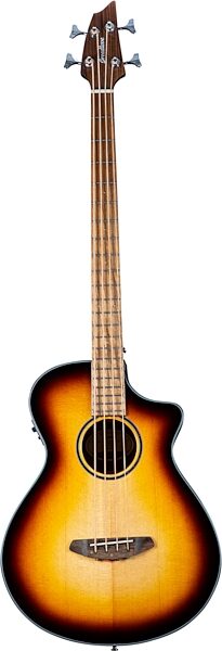 Breedlove ECO Discovery S Concert CE Acoustic-Electric Bass, Edgeburst, Action Position Back