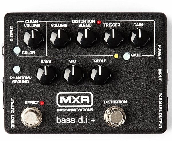 MXR M80 Bass D.I.+ Direct Box and Preamp with Distortion, New, Main