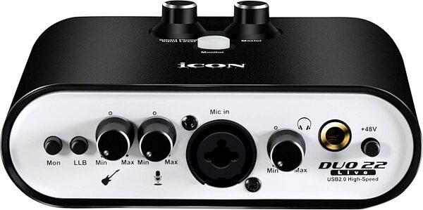 Icon Duo22 Live USB Audio Interface, New, Action Position Back