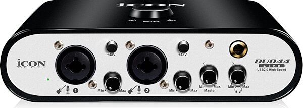 Icon Duo44 Live USB Audio Interface, New, Action Position Back
