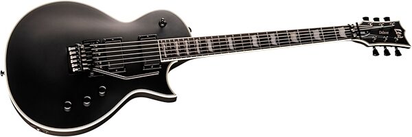 ESP LTD EC-1000FR Deluxe Series Electric Guitar with Floyd Rose, Satin Black, Action Position Back