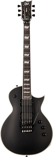 ESP LTD EC-1000FR Deluxe Series Electric Guitar with Floyd Rose, Satin Black, Action Position Back