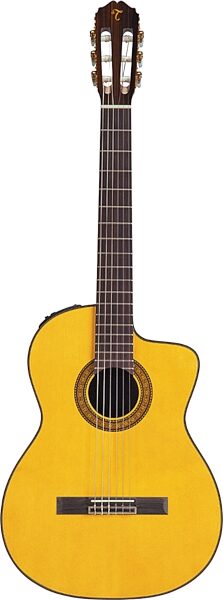 Takamine EC132C Classical Cutaway Acoustic-Electric Guitar (with Case), Main