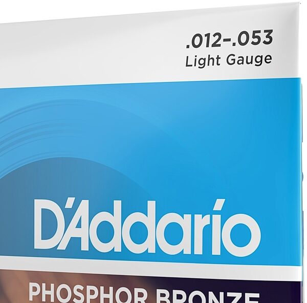 D'Addario EJ16 Phosphor Bronze Acoustic Guitar Strings (Light, 12-53), Single Set, view