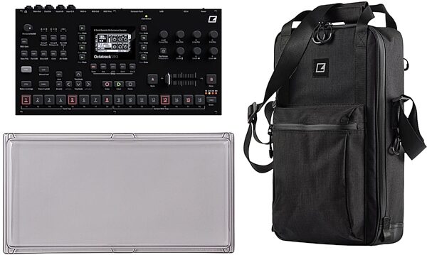 Elektron Octatrack MKII Desktop Sampler Sequencer, Black Edition, with Cover and Bag, With Bag and Cover