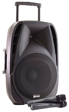 Gemini ES-15TOGO Powered PA System with Wireless Microphones, New, Main