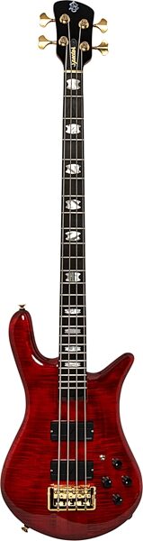 Spector Rudy Sarzo Euro LT Electric Bass (with Gig Bag), Scarlett Red, Action Position Back