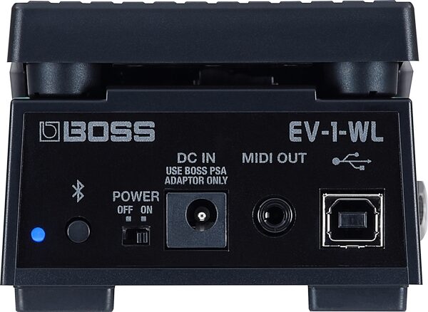 Boss EV-1-WL Wireless MIDI Expression Pedal, New, Action Position Front