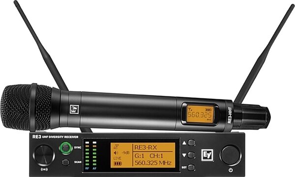 Electro-Voice RE3-RE420 Wireless Vocal Microphone System, Band 5L (488-524 MHz), Main