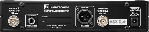Electro-Voice RE3-RE520 Wireless Vocal Microphone System, Band 5H (560-596 MHz), View