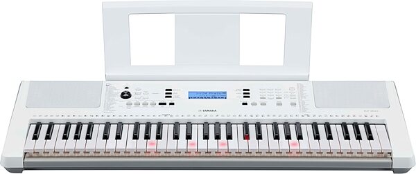 Yamaha EZ-300 Full-Size Lighted Personal Keyboard, 61-Key, New, Angled Front