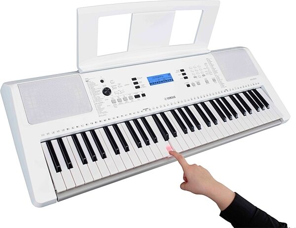 Yamaha EZ-300 Full-Size Lighted Personal Keyboard, 61-Key, Customer Return, Warehouse Resealed, Action Position Control Panel