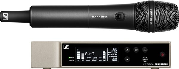 Sennheiser EW-D 835-S Vocal Set Wireless Microphone System, Band Q1-6 (470.2-526 MHz), Action Position Front