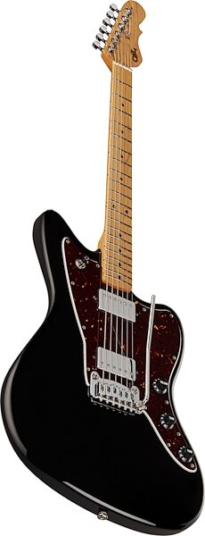 G&L Fullerton Deluxe Doheny HH Electric Guitar (with Case), Andromeda, Angled Front