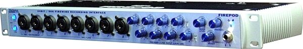 PreSonus Firepod FireWire Interface with Preamps, Left Angle