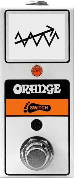 Orange Single Button Mini Footswitch, New, Action Position Back