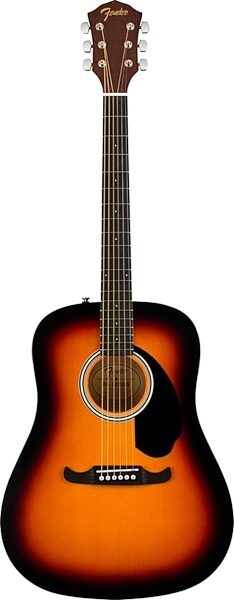 Fender FA-125 Dreadnought Acoustic Guitar Pack, Sunburst, USED, Blemished, ve