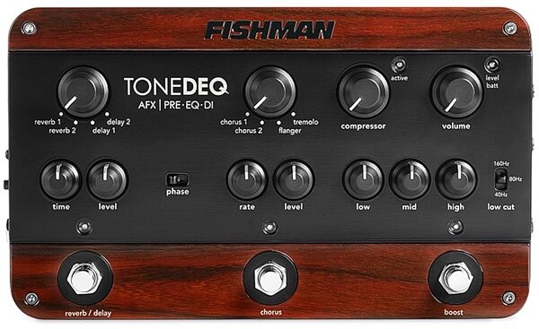 Fishman ToneDEQ AFX Preamp EQ and DI Box with Dual FX, New, Main