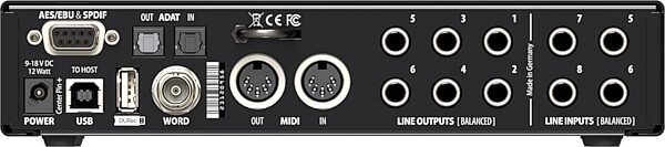 RME Fireface UCX II USB Audio Interface, New, Action Position Back