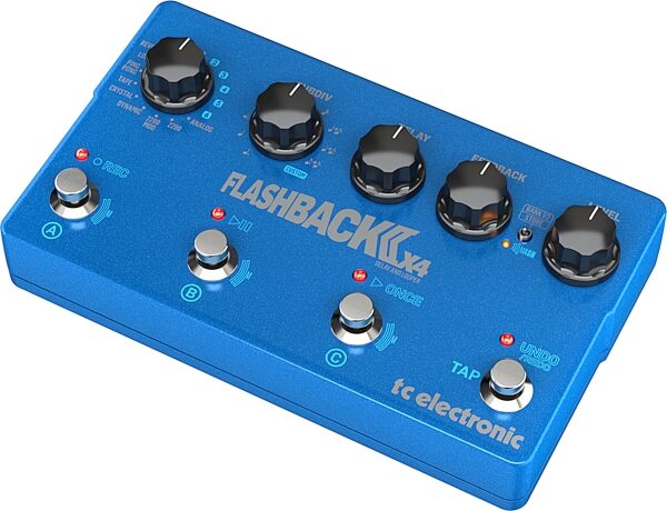 TC Electronic Flashback 2X4 Delay Pedal, Action Position Back