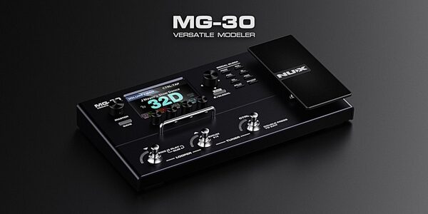 NUX MG-30 Multi-Effects and Amp Modeler, New, In Use