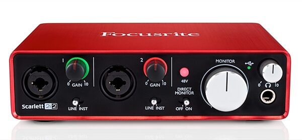 Focusrite Scarlett 2i2 2nd Gen USB Audio Interface, Main
