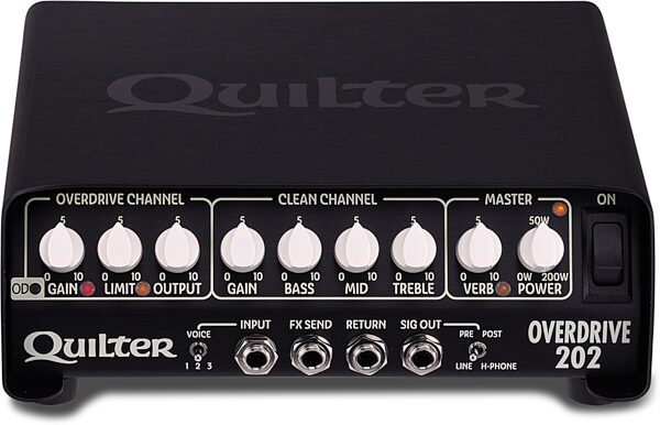 Quilter Overdrive 202 Guitar Amplifier Head (200 Watts), New, Action Position Back