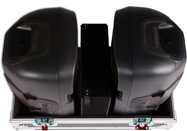 Gator Tour Style Transporter for Loudspeakers, 2 x 12&quot;, Action Position Back