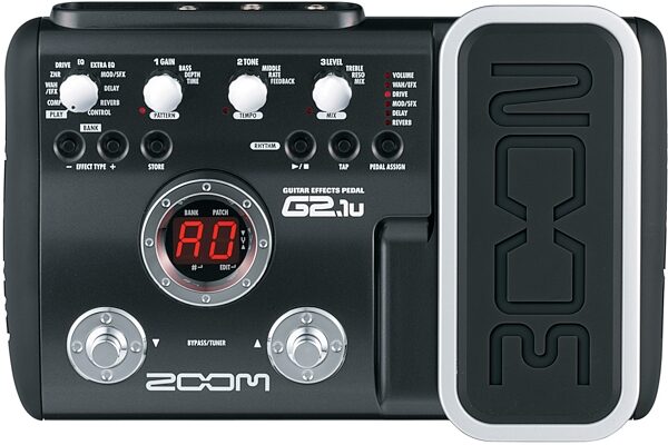 Zoom G2.1u Guitar Multi-Effects Pedal, Top