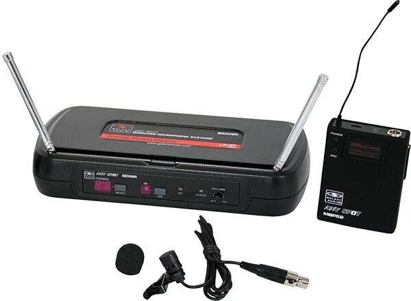 Galaxy Audio ECMR/52LV Lavalier Microphone Wireless System, Band D 584-607 MHz, Main
