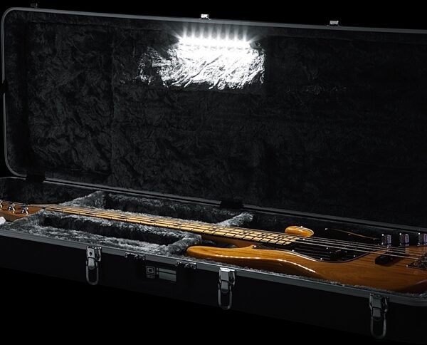 Gator GC-BASS-LED Molded Bass Case with LED Light, New, Alt
