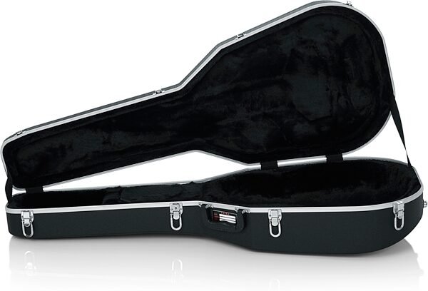 Gator Deep Contour/Round-Back Acoustic Guitar Case, New, Detail Side